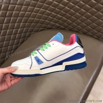 ルイヴィトン スーパーコピー スニーカー トレイナー ライン オレンジ vug47624