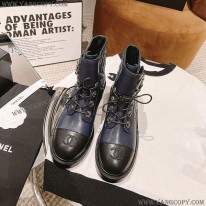 シャネル 偽物 レースアップ シューズ shl74374