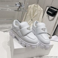 プラダ 偽物 ソフト パデッドナッパレザー ローファー puu80418