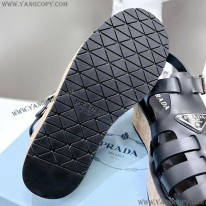 プラダ コピー Rubber wedge platform sandals ウェッジサンダル pur40331