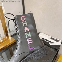 シャネル コピー 上質な女性のための レースアップ ブーツ shu83412