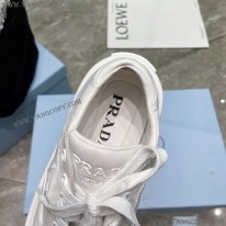 プラダ コピー マクロ Re Nylon xブラッシュドレザー スニーカー pud15577