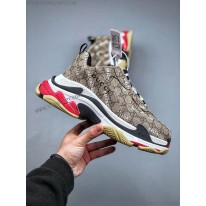 バレンシアガ 偽物×グッチ ザ ハッカー プロジェクト Triple S スニーカー 677192ULZ109795