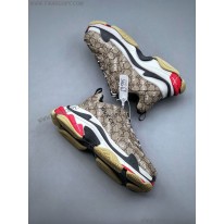 バレンシアガ 偽物×グッチ ザ ハッカー プロジェクト Triple S スニーカー 677192ULZ109795