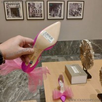 ジミーチュウ コピー Averly 100 bow-detailed satin pumps jic39606