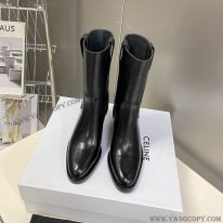 セリーヌ コピー ロゴエンボ コンデ ミドルブーツ Cen46472