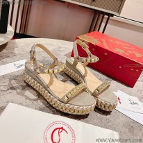 クリスチャン ルブタン 偽物 エスパドリーユ サンダル Rum94816