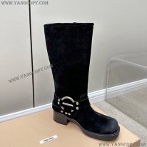 ミュウミュウ スーパーコピー クワドラプルバックルロングブーツ myy60751