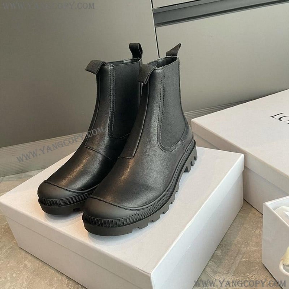 ロエベ スーパーコピー ブーツ CHELSEA BOOT カーフ サイドゴアブーツ lou35699