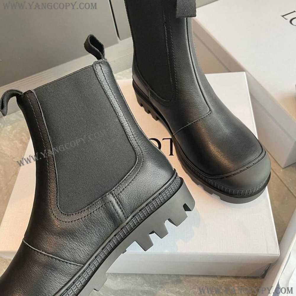 ロエベ スーパーコピー ブーツ CHELSEA BOOT カーフ サイドゴアブーツ lou35699