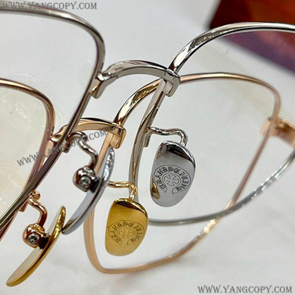 クロムハーツ 偽物 メガネ 十Opti Gush Glasses CHプラス メガネ Kut38734