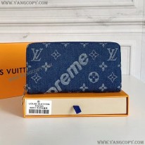 ルイヴィトン スーパーコピー シュプリーム ジッピー ウォレット 長財布 vua91204