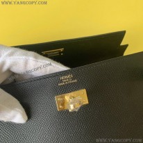 エルメス 偽物 エプソン ケリートゥーゴー ウォレット ブラック eri08797