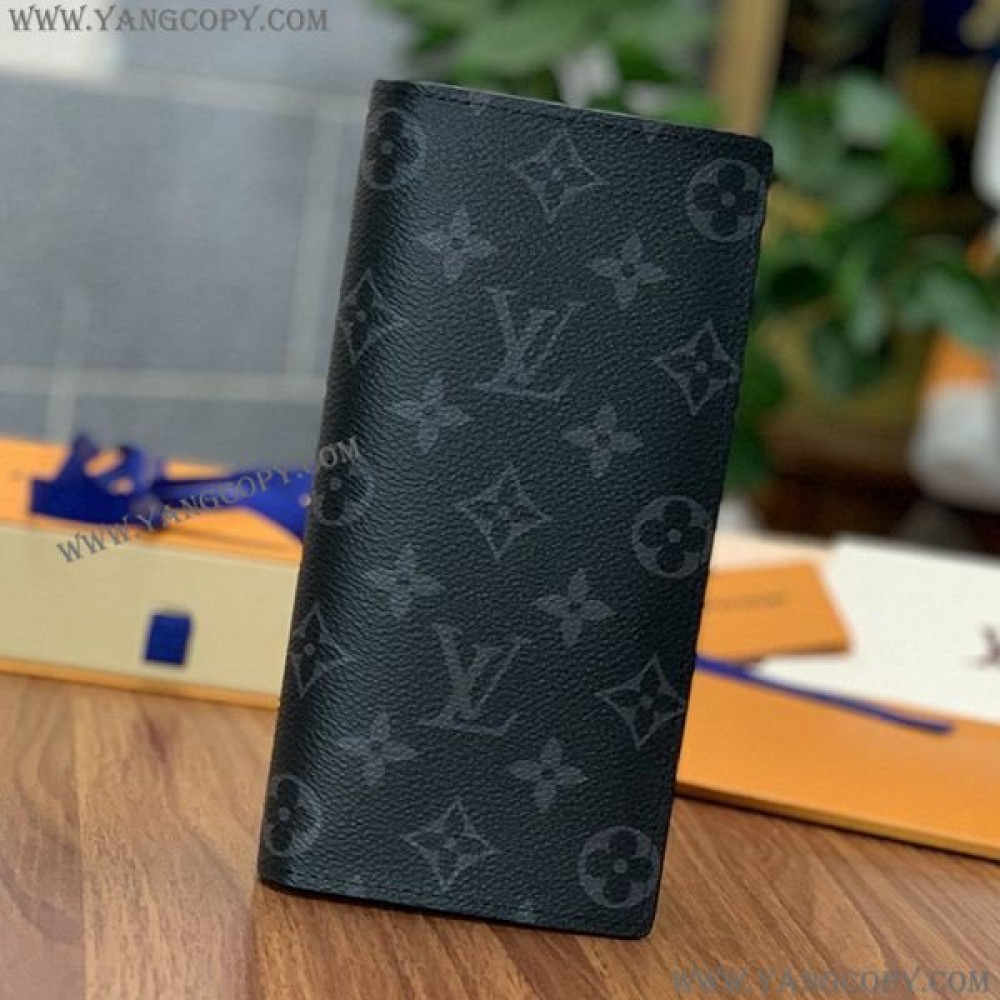 ルイヴィトン コピー モノグラムエクリプス 二つ折り長財布 vue37822