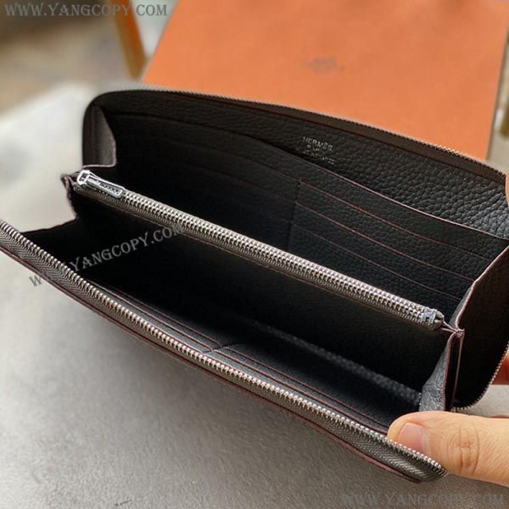 エルメス スーパーコピー アザップ クラシックロング エプソン シルバー金具he19080