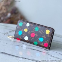 ルイヴィトン 偽物 人気コラボLV × YK ジッピーウォレット 長財布 M81864