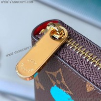 ルイヴィトン 偽物 人気コラボLV × YK ジッピーウォレット 長財布 M81864