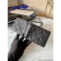 ルイヴィトン 財布 折り財布 ブラック モノグラム M69075
