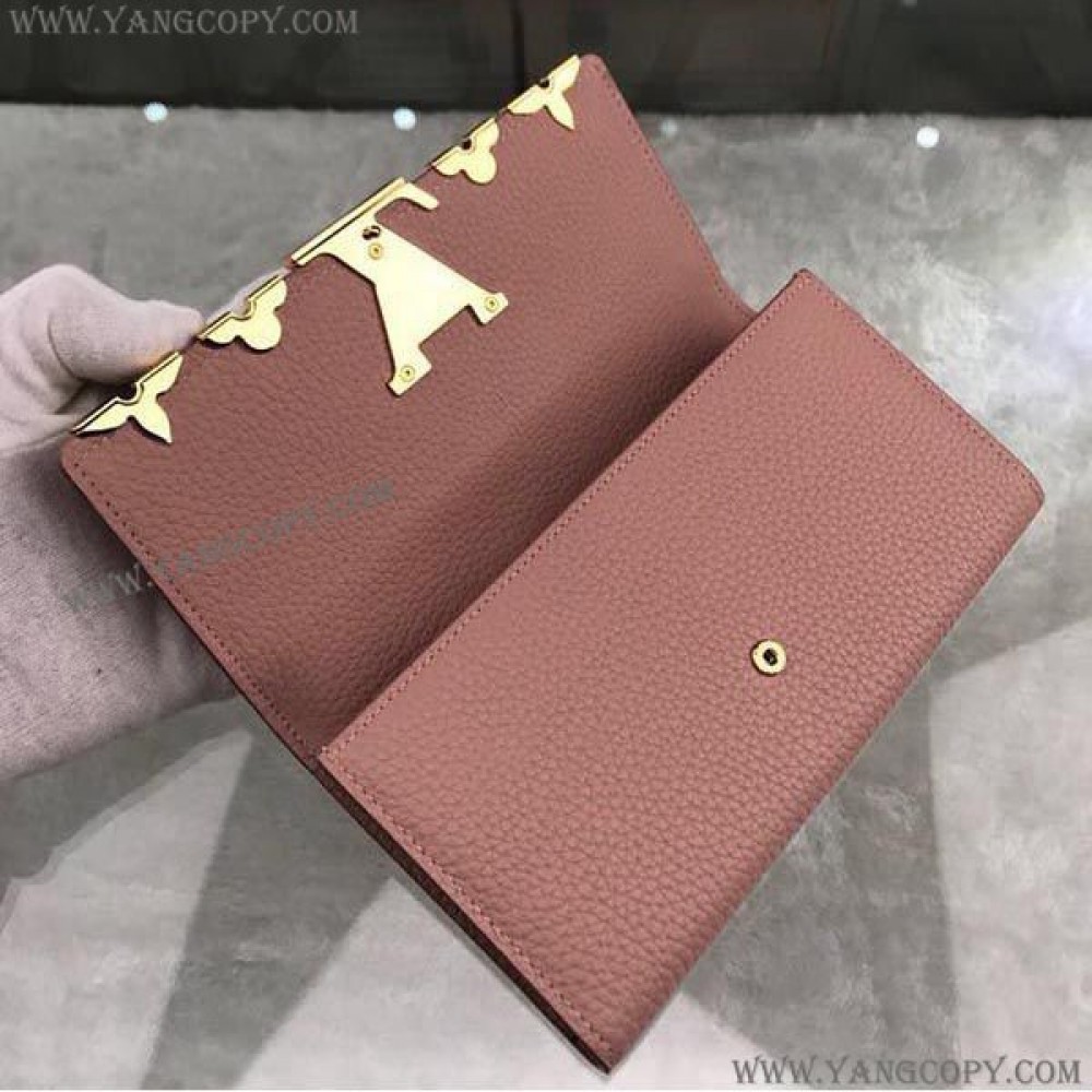 ルイヴィトン 偽物 財布 ポルトフォイユ・カプシーヌ 長財布 M64552