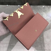 ルイヴィトン 偽物 財布 ポルトフォイユ・カプシーヌ 長財布 M64552