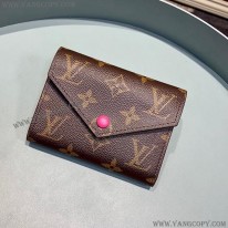 ルイヴィトン 偽物 財布 ポルトフォイユ ヴィクトリーヌ ダミエ エベヌ ミニ財布LV20275