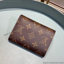 ルイヴィトン 偽物 財布 ポルトフォイユ ヴィクトリーヌ ダミエ エベヌ ミニ財布LV20275