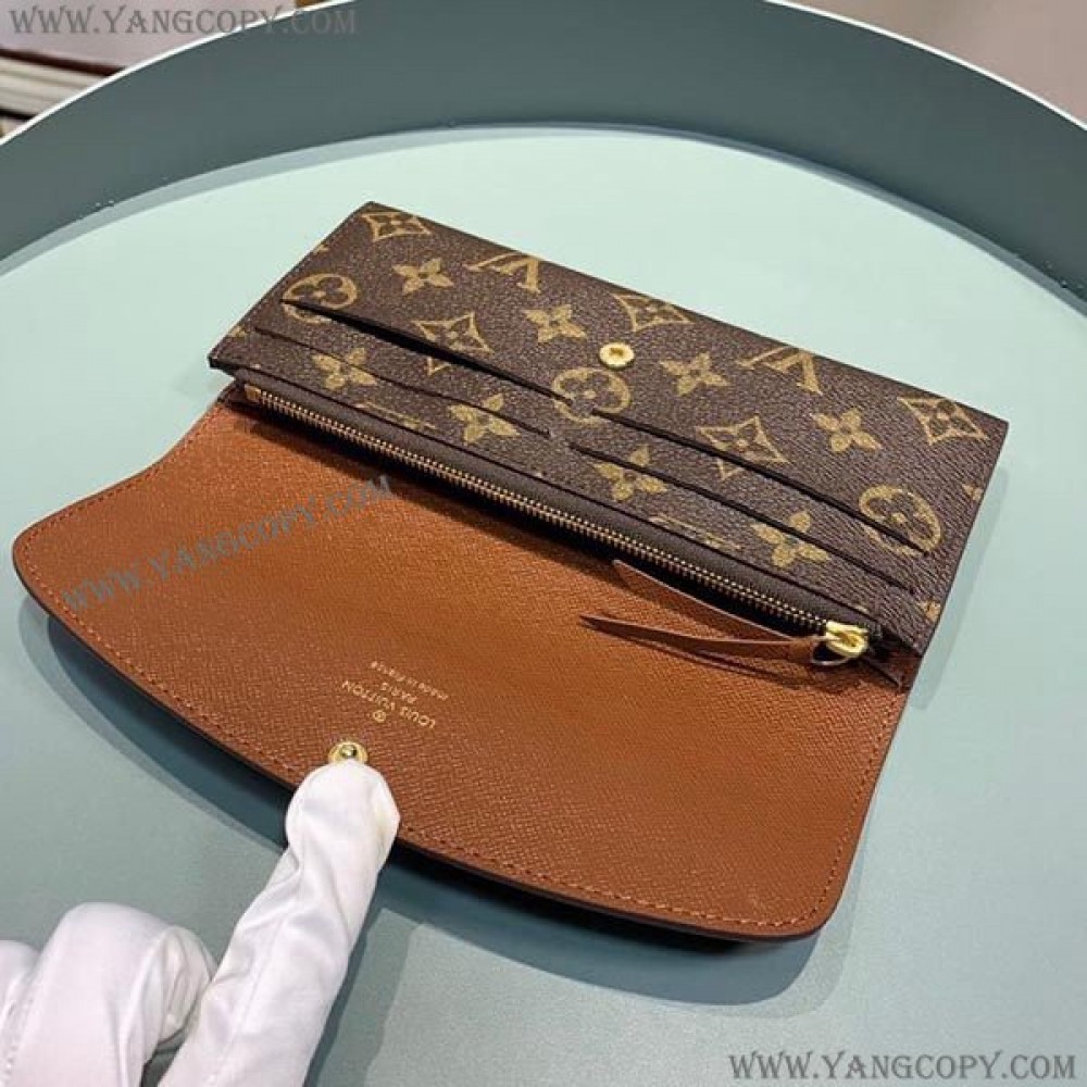 ルイヴィトン 偽物 財布 ポルトフォイユ エミリー M60697
