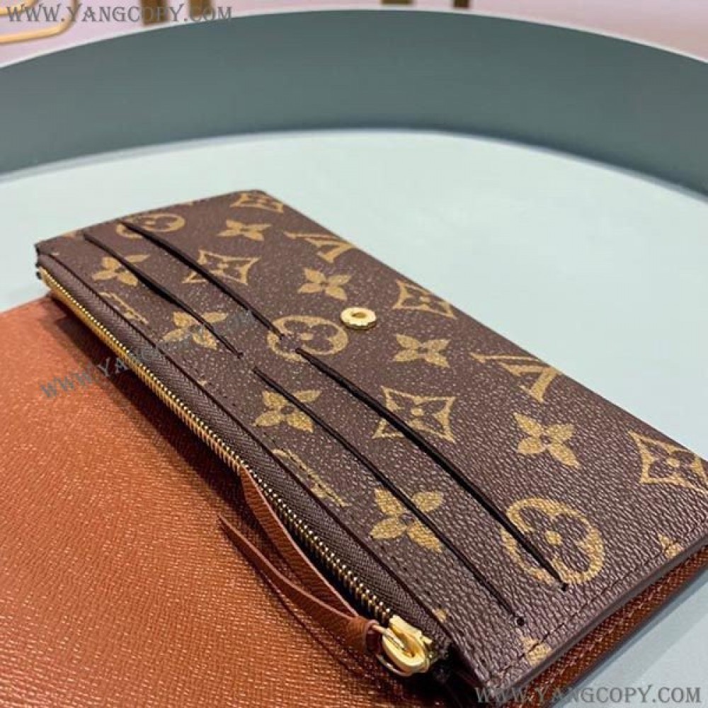 ルイヴィトン 偽物 財布 ポルトフォイユ エミリー M60697