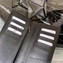 ルイヴィトン コピー 長財布 二つ折り ダミエ ロゴ ブラック グレー LV20225