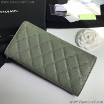 シャネル スーパーコピー 二折りカブセ長財布 キャビア shm47119