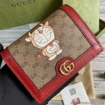 グッチ×ドラえもん 【人気コラボ】 二つ折り財布 グッチ スーパーコピー ドラえもん guf72131