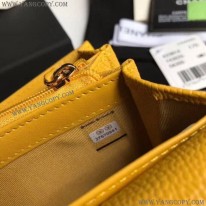シャネル スーパーコピー 二折りカブセ長財布 キャビア shb09378