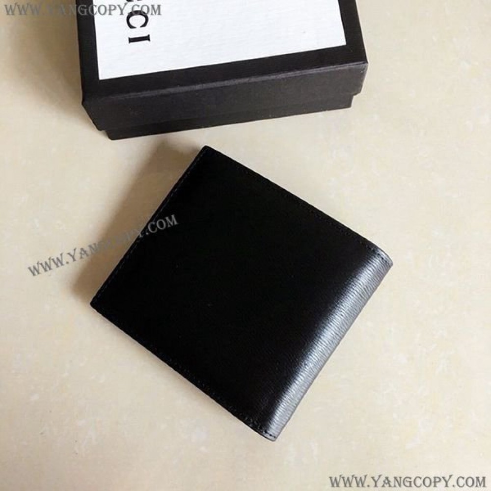 グッチ スーパーコピー アニマルプリント レザー二つ折り財布 gg210820050