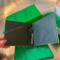 ボッテガ ヴェネタ コピー イントレチャート マネークリップ付き二つ折りウォレット bom54519