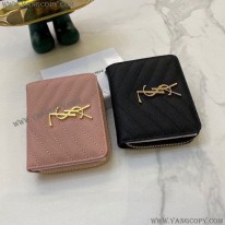 サンローラン 偽物 YSL ２つ折り ミニ財布   Saz70832