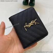 サンローラン 偽物 YSL ２つ折り ミニ財布   Saz70832