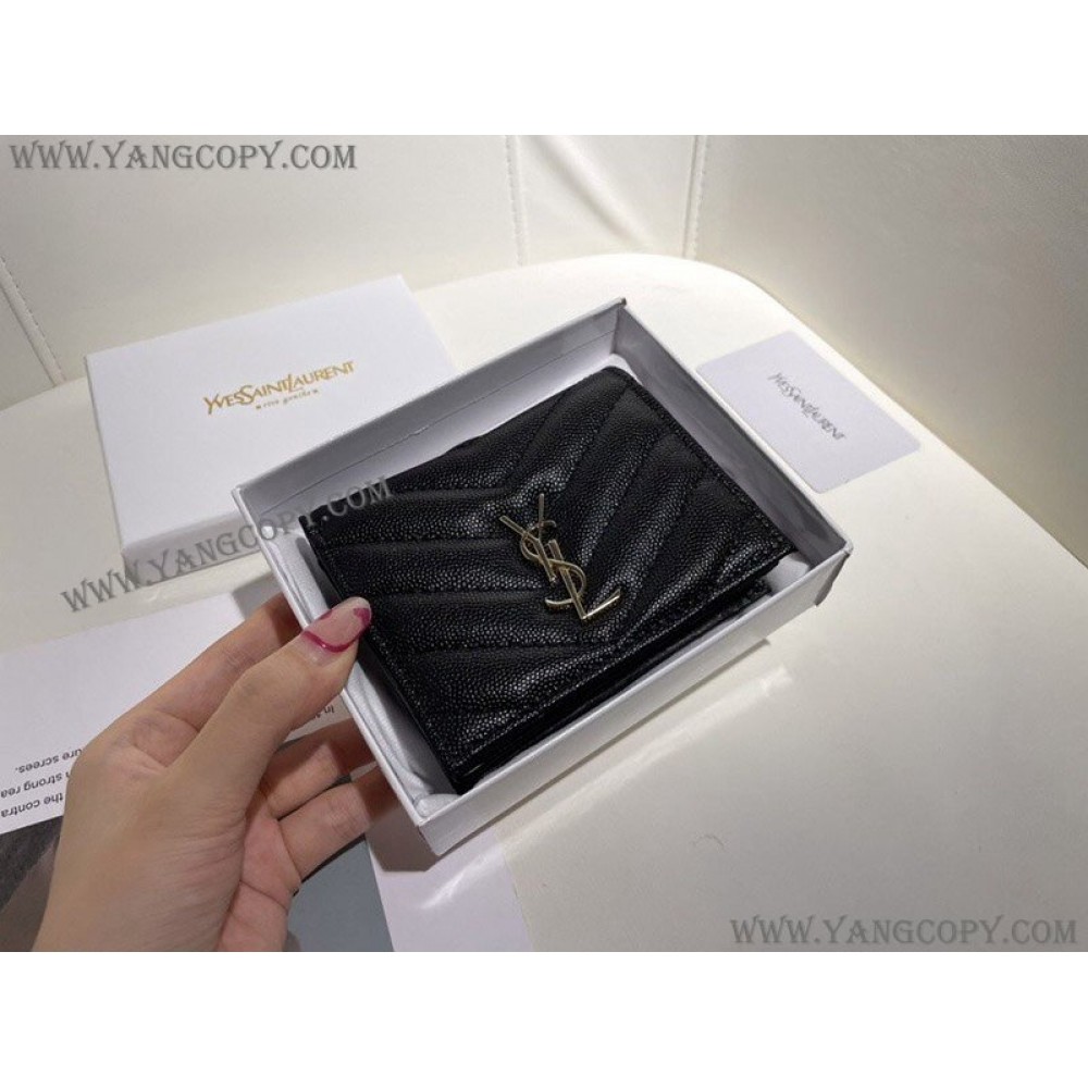 サンローラン 偽物 待望の3つ折りミニ財布   Sac54529