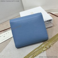 セリーヌ スーパーコピー ラムスキンフラップウォレット ミニ財布 10D783BZG.38NO