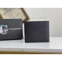 プラダ 偽物 レザー折りたたみ財布 ♪大人気！ puo86927