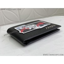 プラダ 偽物 レザー折りたたみ財布 pun29913