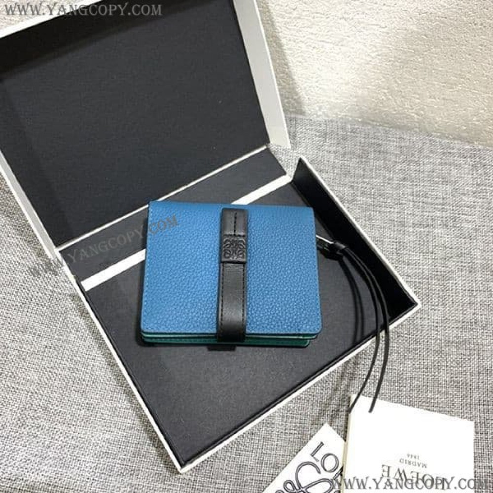 ロエベ スーパーコピー コンパクトTrifold 三つ折りミニ財布 lov79144