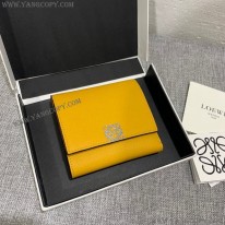 ロエベ 偽物 財布 アナグラム トリフォルド 6 cc ウォレット 0010508422