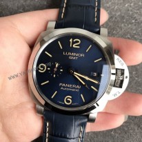 パネライ スーパーコピー ルミノール GMT 色鮮やかなブルー文字盤が人気 PAM1033