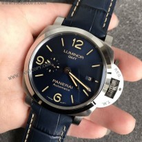 パネライ スーパーコピー ルミノール GMT 色鮮やかなブルー文字盤が人気 PAM1033