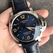 パネライ スーパーコピー ルミノール GMT 色鮮やかなブルー文字盤が人気 PAM1033