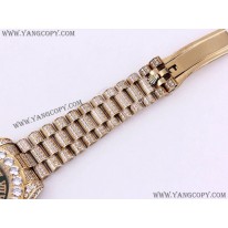 ロレックス スーパー コピー 腕時計 デイトジャスト 41mm グリーン 全面ダイヤ メンズ rom20696