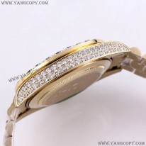 ロレックス 偽物 時計 デイトジャスト 41mm シャンパン 全面ダイヤ メンズ roq08417