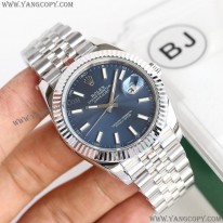 ロレックス スーパー コピー 時計 デイトジャスト41mm ブルー メンズ 126334