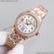 ロレックス 偽物 デイトジャスト パールマスター 34MM rok17457