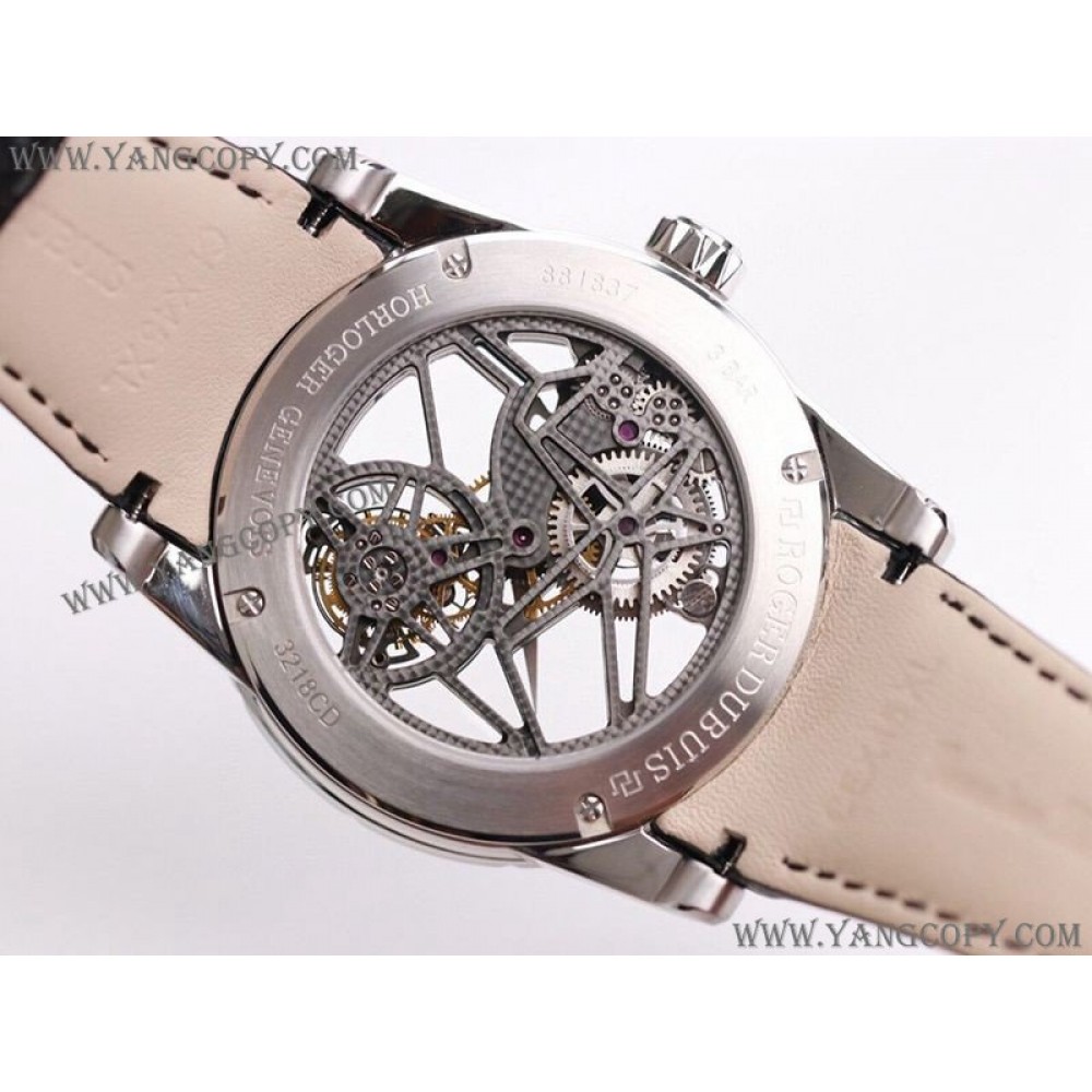 ロジェデュブイ コピー エクスカリバー トゥールビヨン バゲットカットダイヤモンドセット 45.0mm roh29623